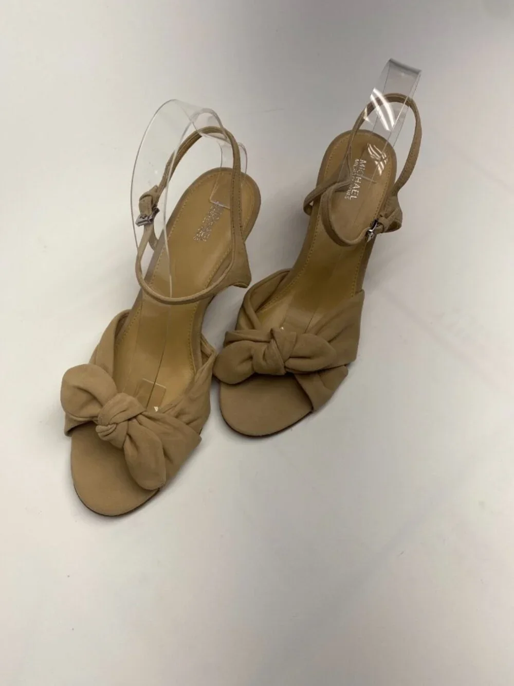 Michael Kors Womens Laney Suede Bow Wedge Sandal Sz 10
